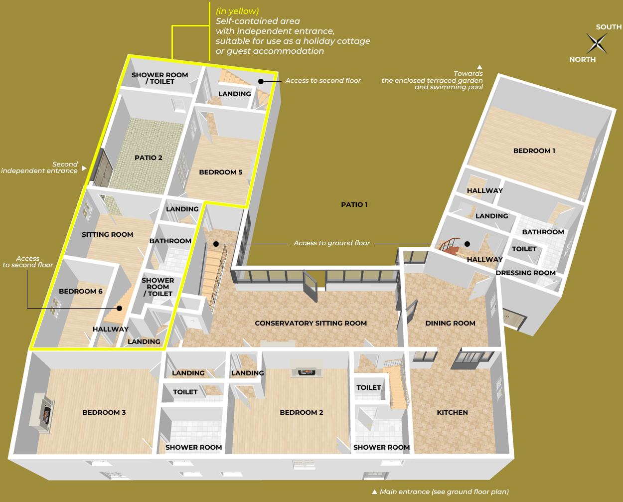 First-floor plan